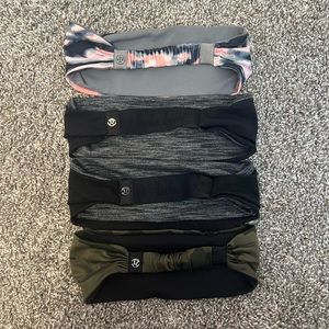 Lululemon headbands (4 pack)